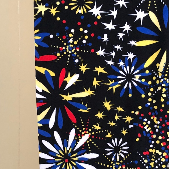 LuLaRoe Other - 🎇In🌠 Lularoe Fourth of July OS Leggings🎇 NWOT